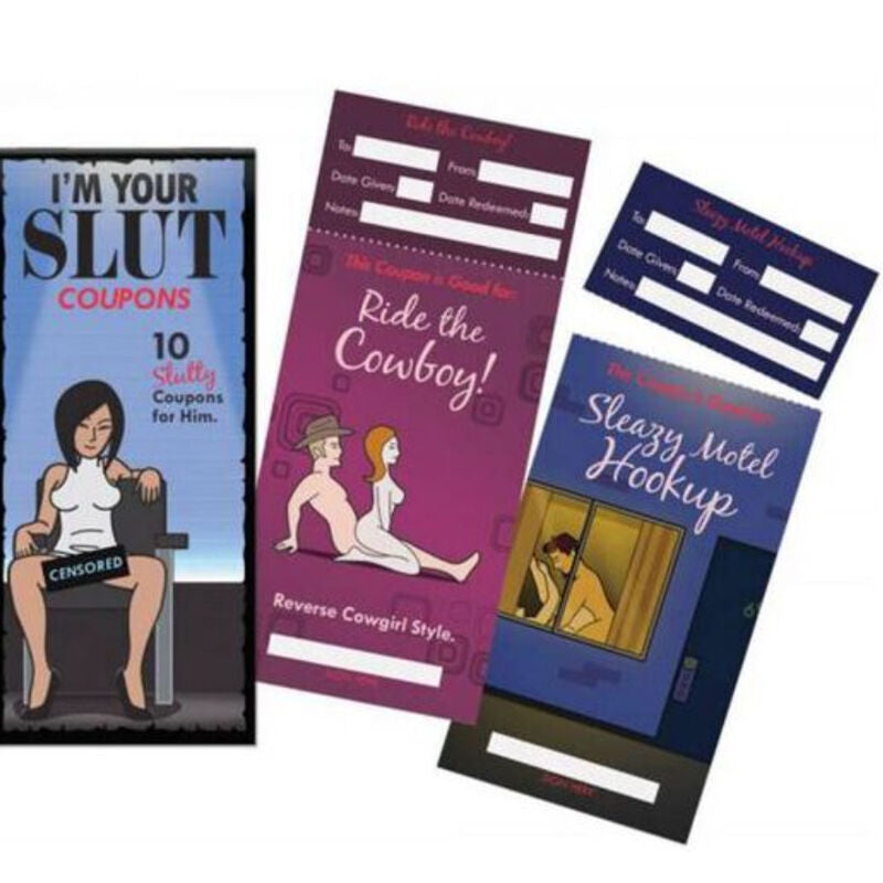 KHEPER GAMES - IM YOUR SLUT COUPONS / EN – Erotikspiel Bild 2