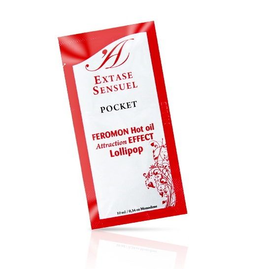 EXTASE Sensual Massageöl Lollipop 10 ml – Wärmeeffekt & Pheromone für intime Momente Massageöl diskret online kaufen