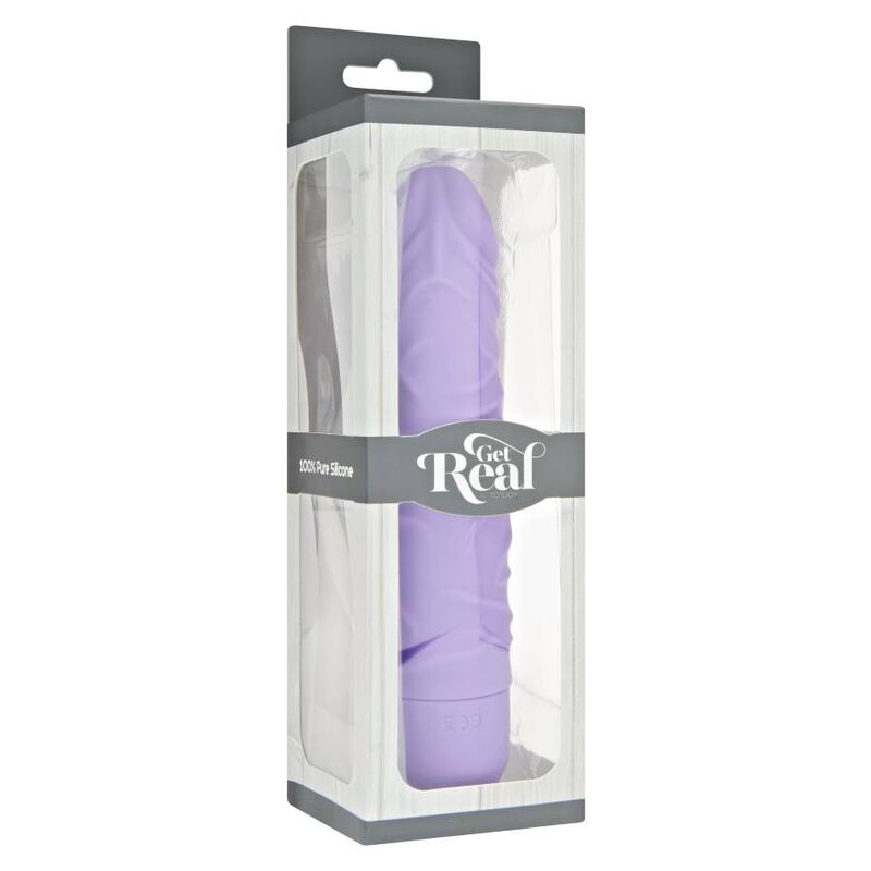 GET REAL - KLASSISCHER ORIGINAL-LILA VIBRATOR für sinnliche Momente allein oder zu zweit