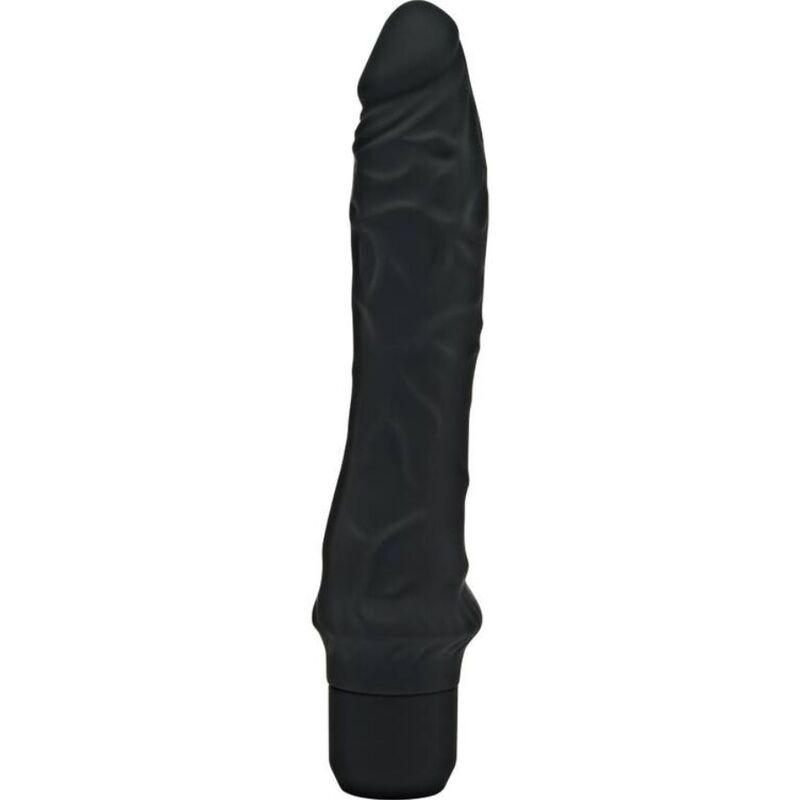 GET REAL - KLASSISCHER GROSSER SCHWARZER VIBRATOR für intensive Stimulation und Self-Love