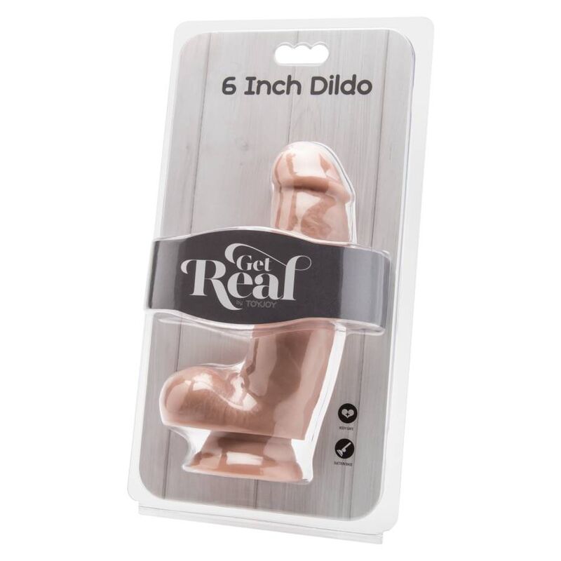 GET REAL - DILDO 12 CM MIT HOLENHAUT für sinnliche und diskrete Momente