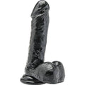 GET REAL - DILDO 18 CM MIT SCHWARZEN EIEREN Dildo diskret online kaufen