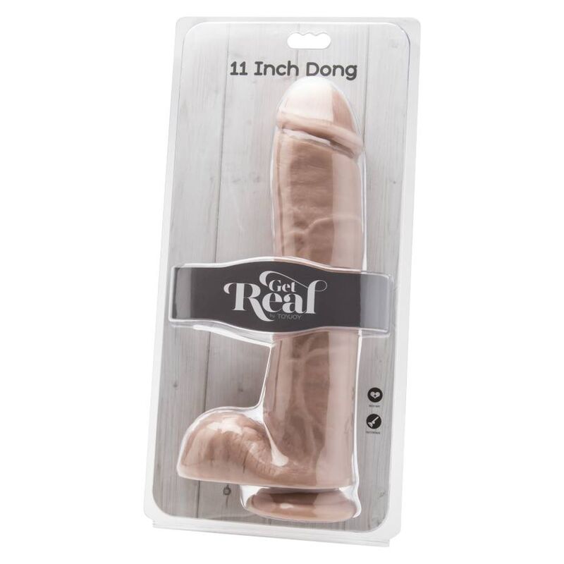 GET REAL - DILDO 28 CM MIT HOLENHAUT bei Secret Pulse im Erotikshop