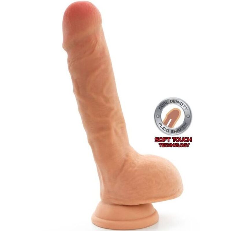 GET REAL - DUAL DENSITY DILDO 25,5 CM HOLEN HAUT Dildo diskret online kaufen