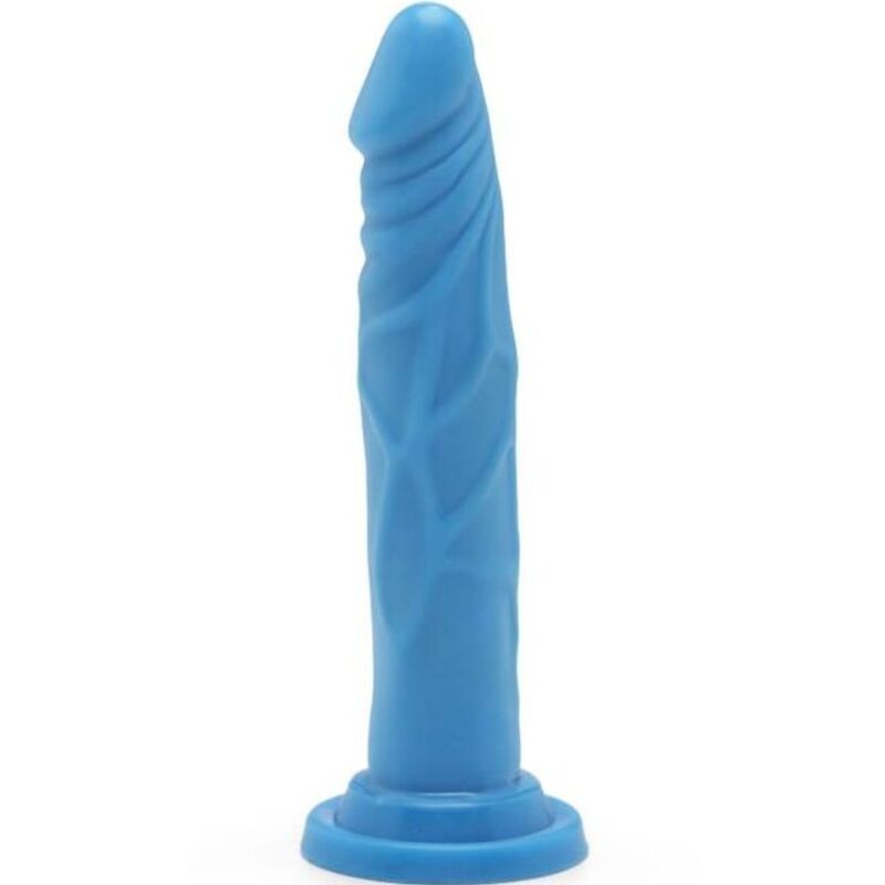 GET REAL - HAPPY DICKS DONG 19 CM BLAU – Erotik-Zubehör Bild 2