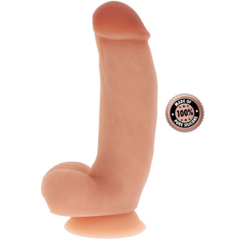 GET REAL - SILIKONDILDO 18 CM MIT KUGELN HAUT Produktansicht und Details