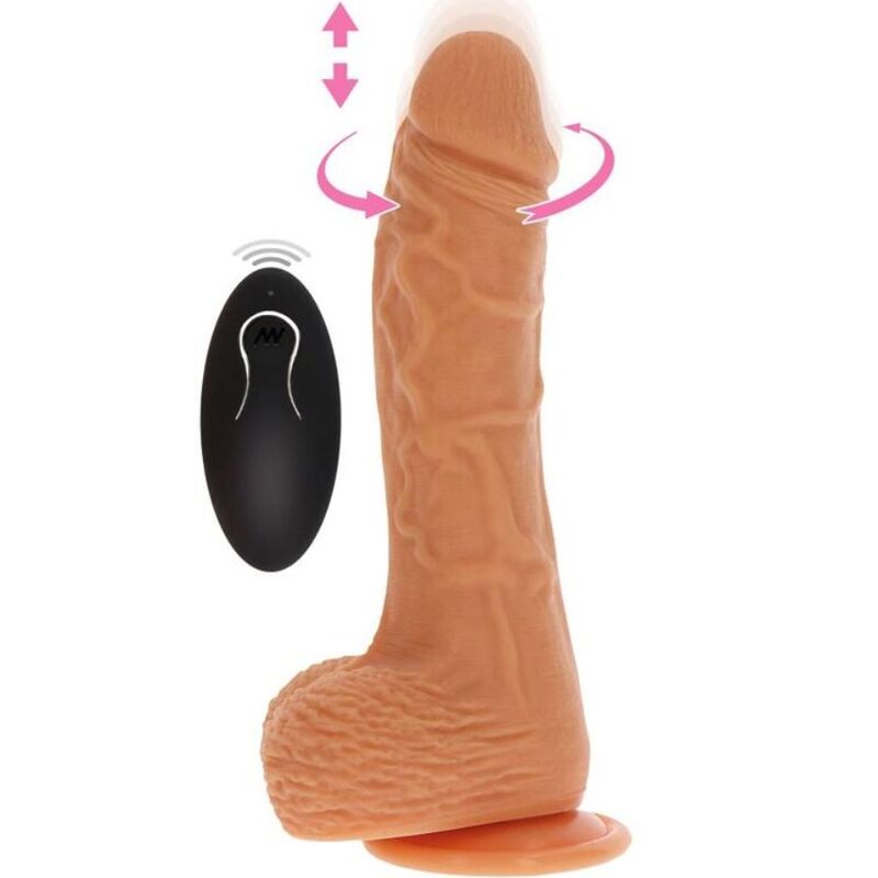 GET REAL - UP&DOWN ROTIERENDE VIBR-DILDO-HAUT – Dildo Bild 2