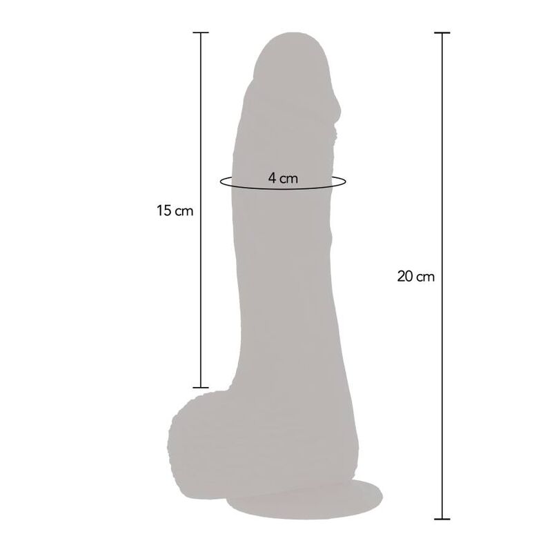 GET REAL - UP&DOWN ROTIERENDE VIBR-DILDO-HAUT – Dildo Bild 10