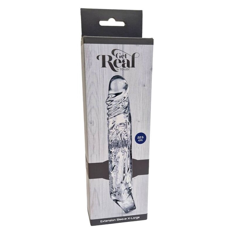 GET REAL - VERLNGERUNGSHÜLSE XLARGE TRANSPARENT – Erotik-Zubehör Bild 6