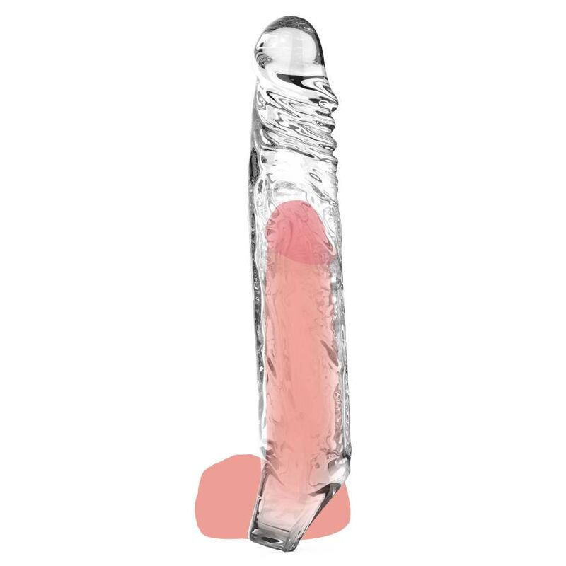 GET REAL - VERLNGERUNGSHÜLSE XLARGE TRANSPARENT – Erotik-Zubehör Bild 4
