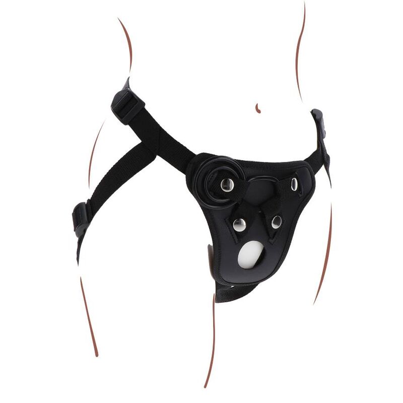 GET REAL - STRAP-ON-VERGNÜGUNGSGESCHIRR SCHWARZ – Strap-On Dildo Bild 12