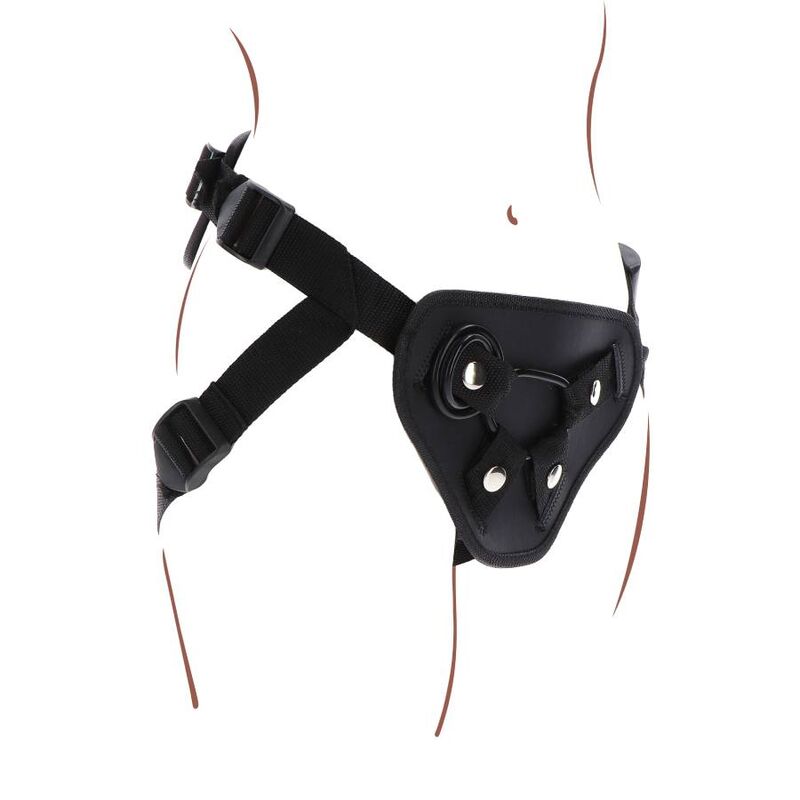GET REAL - STRAP-ON-DELUXE-GURT SCHWARZ – Strap-On Dildo Bild 12