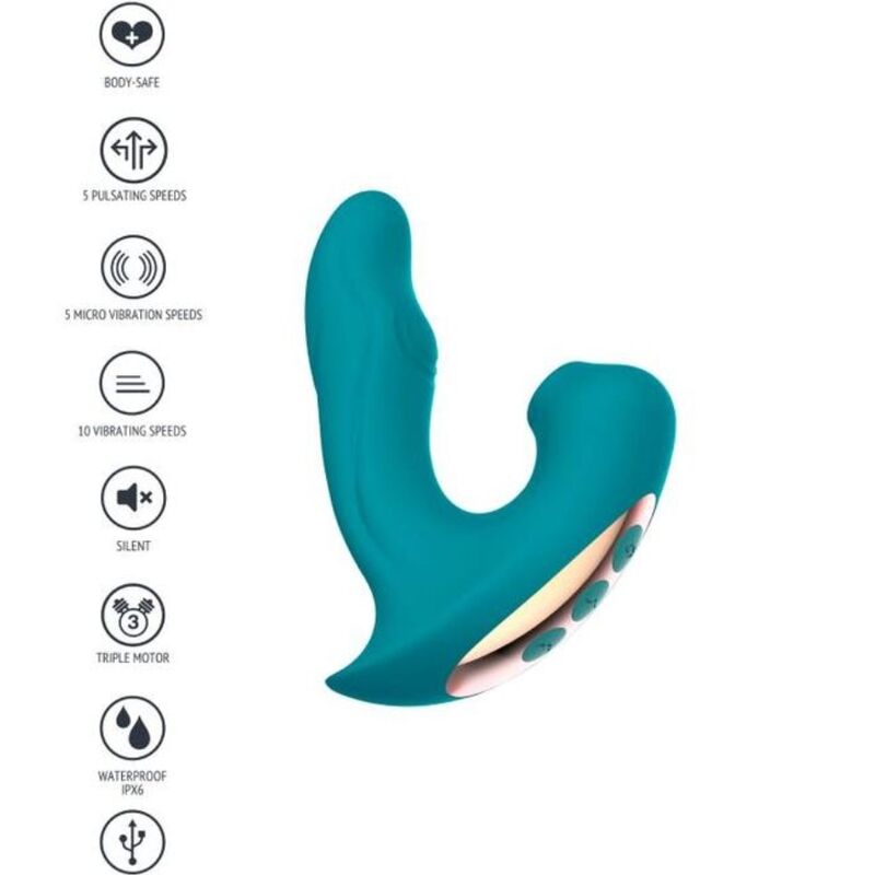 XOCOON - ETERNAL LOVE VIBE STIMULATOR GRÜN – Vibrator Bild 4