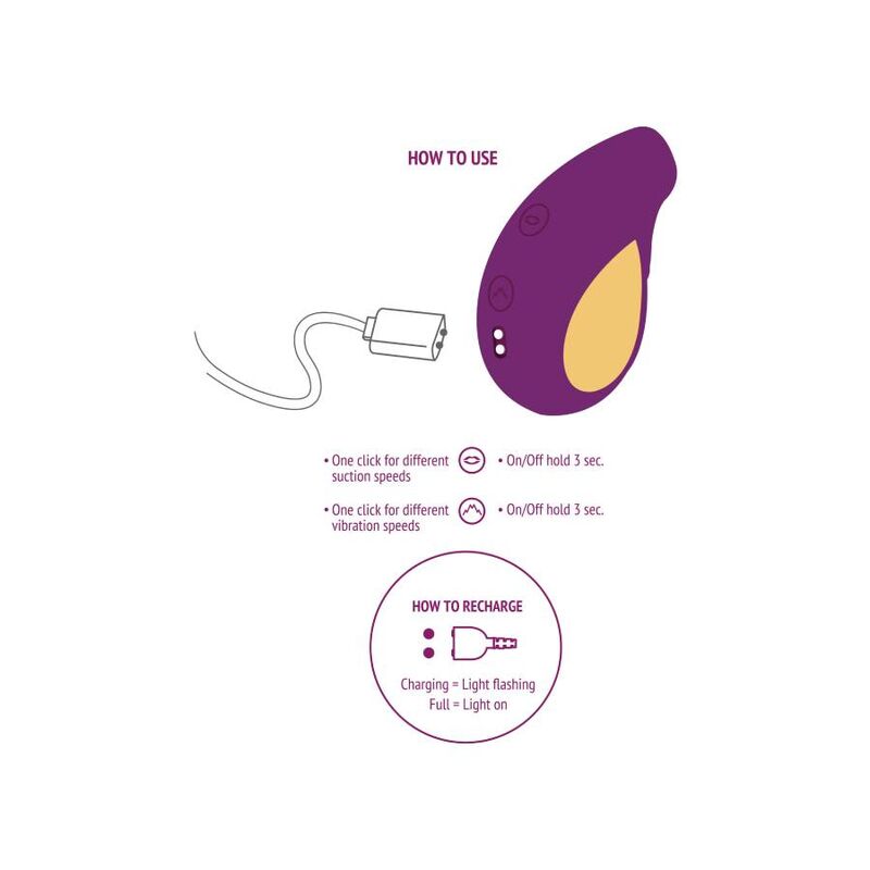 XOCOON - STIMULATOR DER GÖTTLICHEN LIEBE LILA – Vibrator Bild 14
