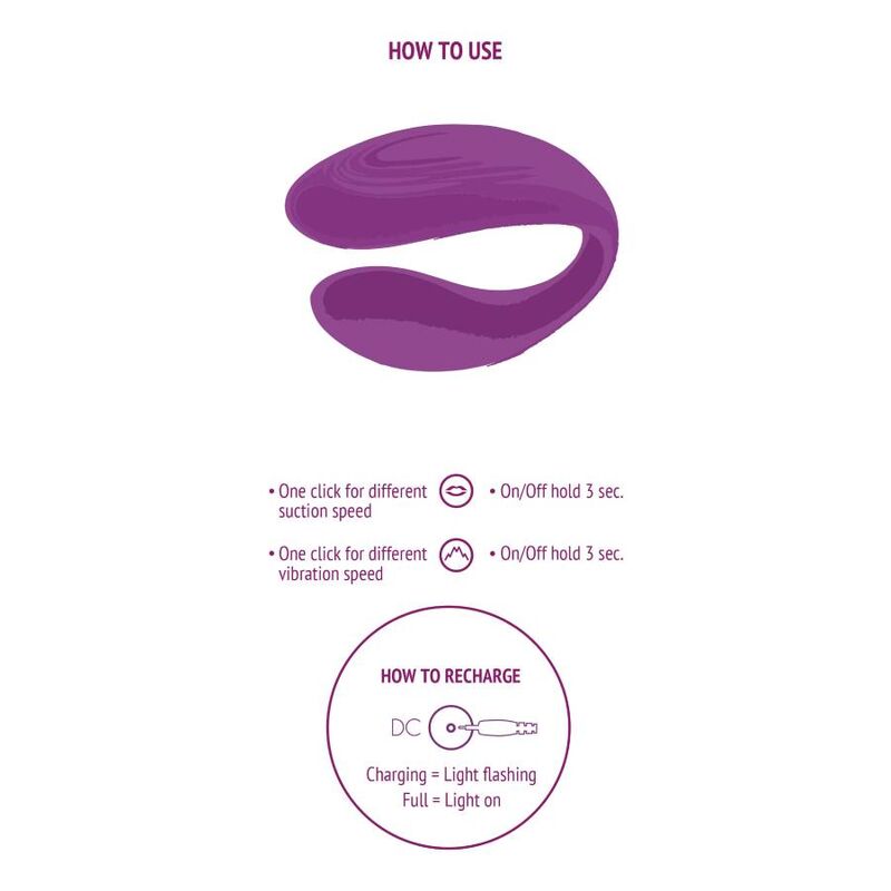 Xocoon Bound Love Couples Vibrator – Lila, Fernbedienung, Ergonomisch, Für Paare & Solo – Vibrator Bild 9
