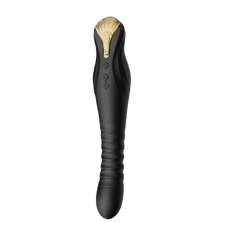 ZALO™ King Thruster Schwarz – Leistungsstarke Stoß- und Vibrations-Sexmaschine – Vibrator Bild 4
