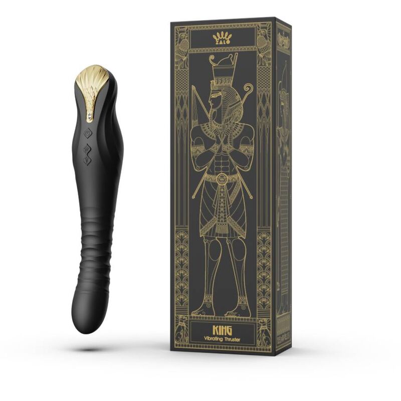 ZALO™ King Thruster Schwarz – Leistungsstarke Stoß- und Vibrations-Sexmaschine – Vibrator Bild 18