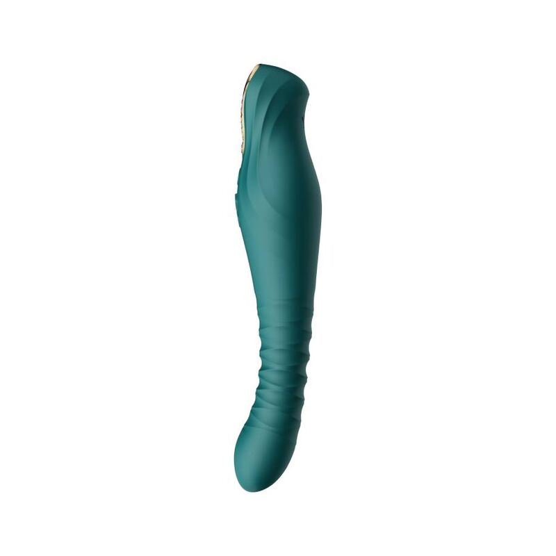 ZALO™ King Thruster Grün – Stoß- und Vibrations-Sexmaschine für intensives Vergnügen – Vibrator Bild 14