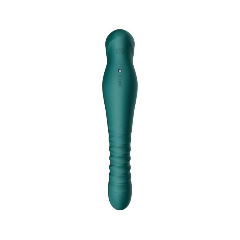 ZALO™ King Thruster Grün – Stoß- und Vibrations-Sexmaschine für intensives Vergnügen – Vibrator Bild 9