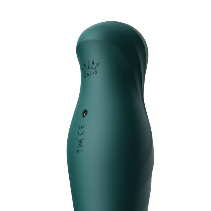 ZALO™ King Thruster Grün – Stoß- und Vibrations-Sexmaschine für intensives Vergnügen – Vibrator Bild 15