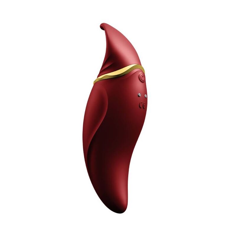 ZALO Hero Pulse Wave Massager – Roter Massager, 4 Vibrationsmodi, Wiederaufladbar, Bodysafe – Massager Vibrator Bild 3
