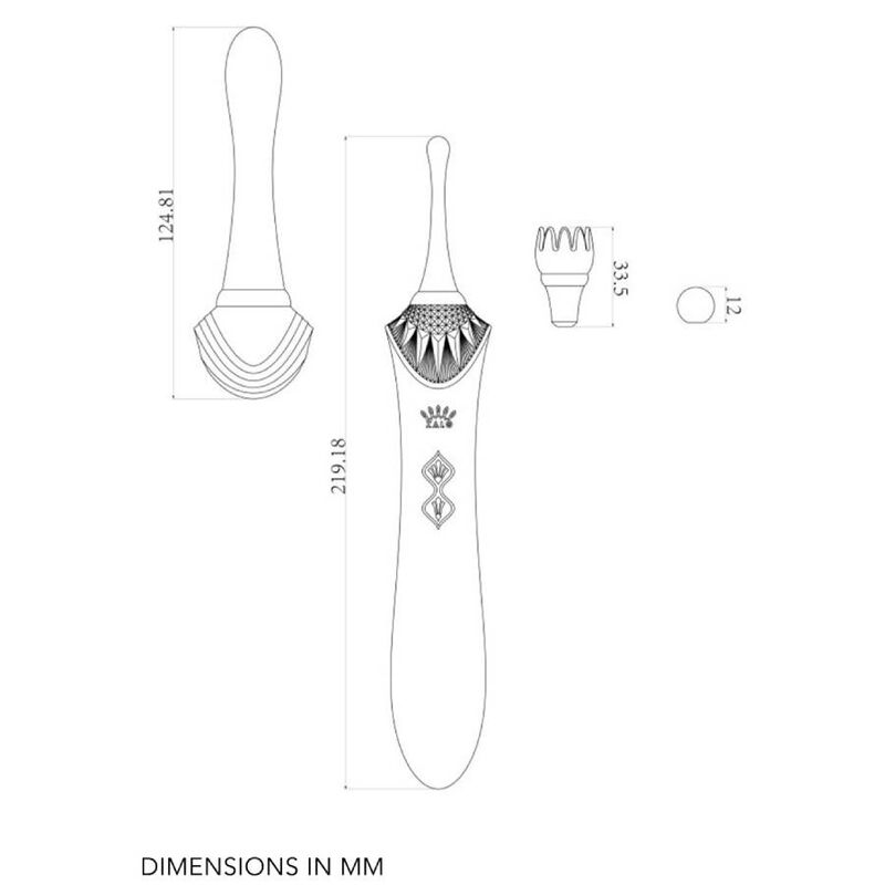ZALO Bess 2 Clitoral Massager – Vibrator mit Heizfunktion, 8 Modi, Schwarz – Klitorisstimulator Bild 21