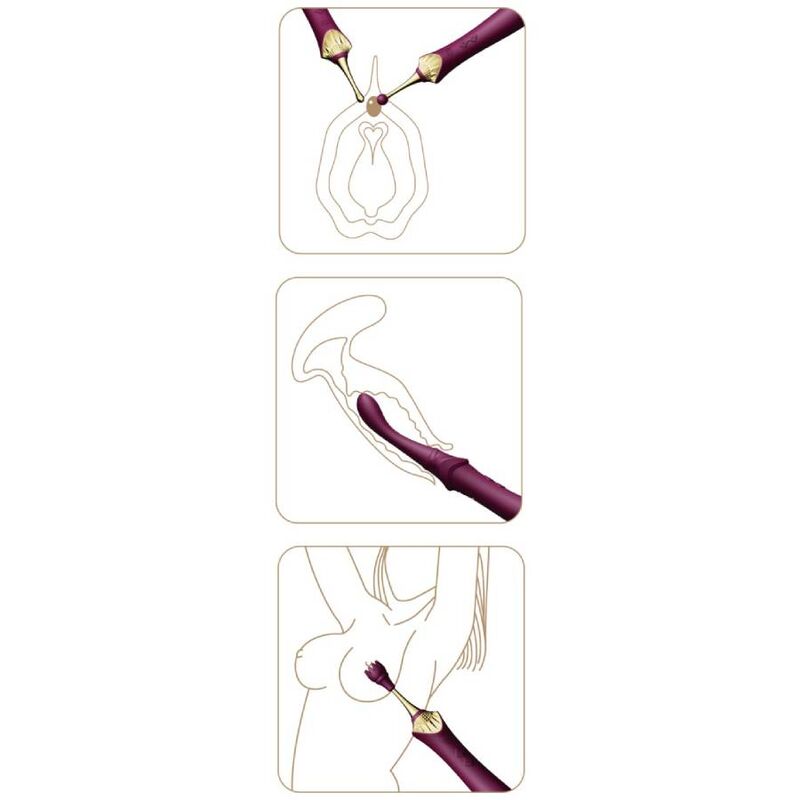 ZALO Bess 2 Clitoral Massager – Vibrator mit Heizfunktion, 8 Modi, Schwarz – Klitorisstimulator Bild 25