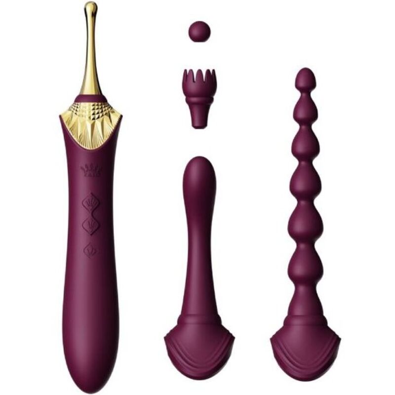 ZALO - BESS 2 CLITORAL MASSAGER PURPLE – Klitorisstimulator Bild 1