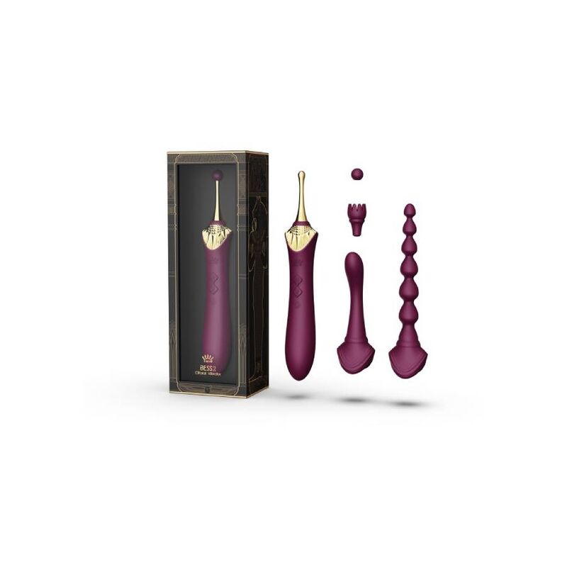 ZALO - BESS 2 CLITORAL MASSAGER PURPLE – Klitorisstimulator Bild 27