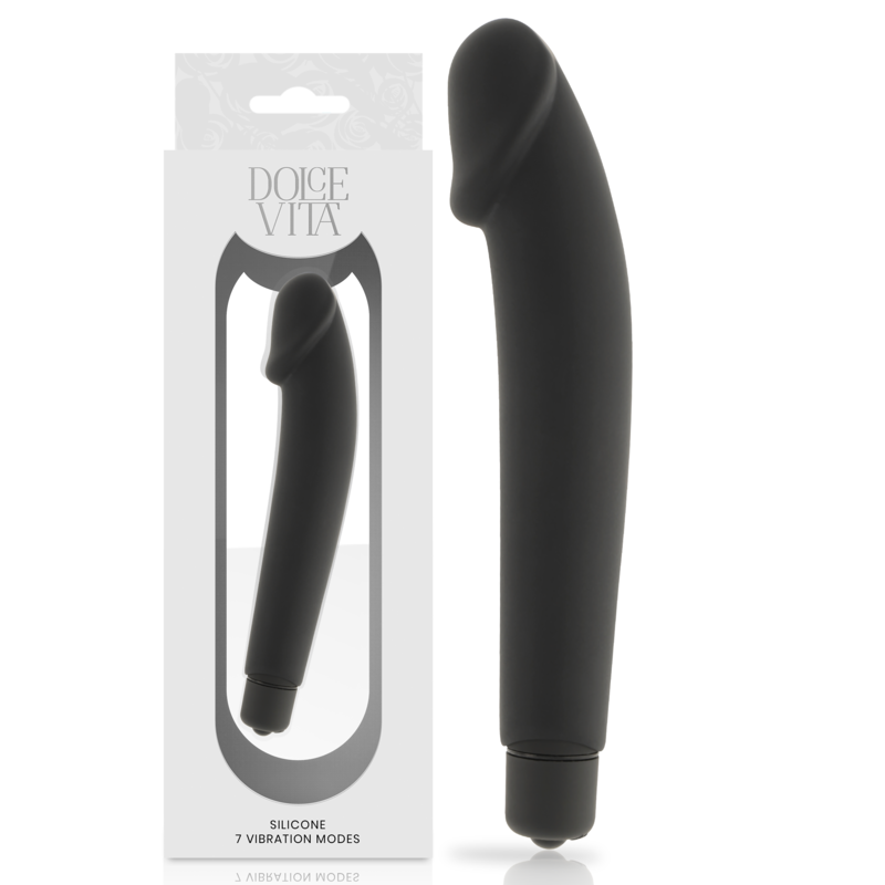DOLCE VITA - REALISTIC BLACK SILICONE – Erotik-Zubehör Bild 1