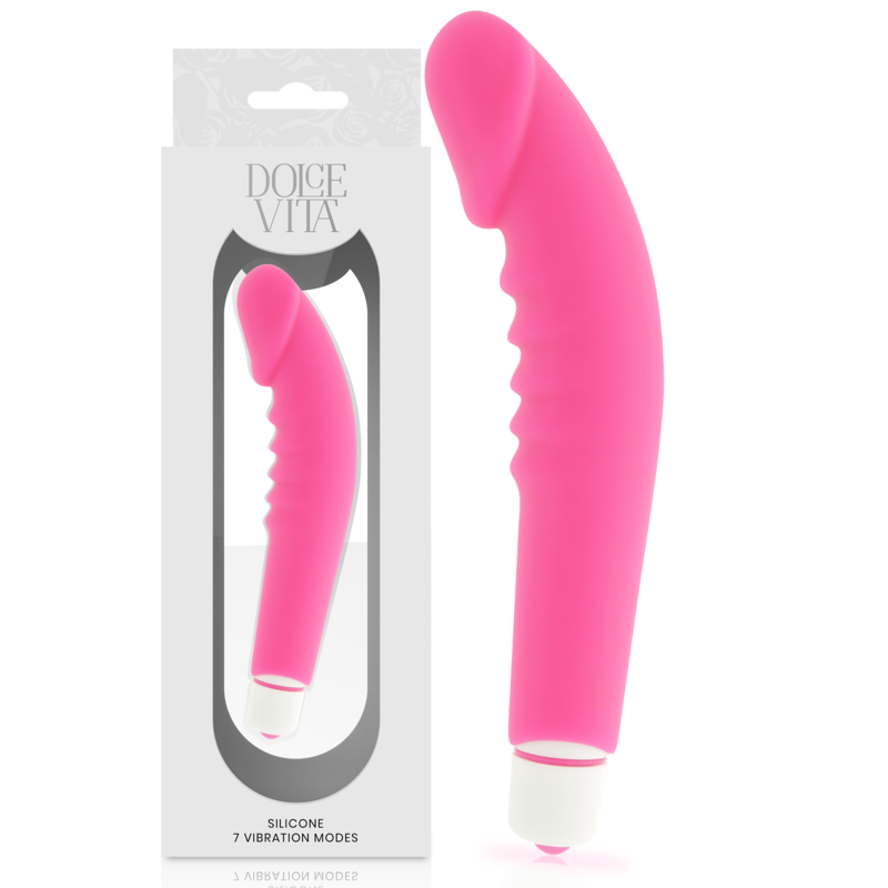 DOLCE VITA - REALISTIC PLEASURE PINK SILICONE – Erotik-Zubehör Bild 1