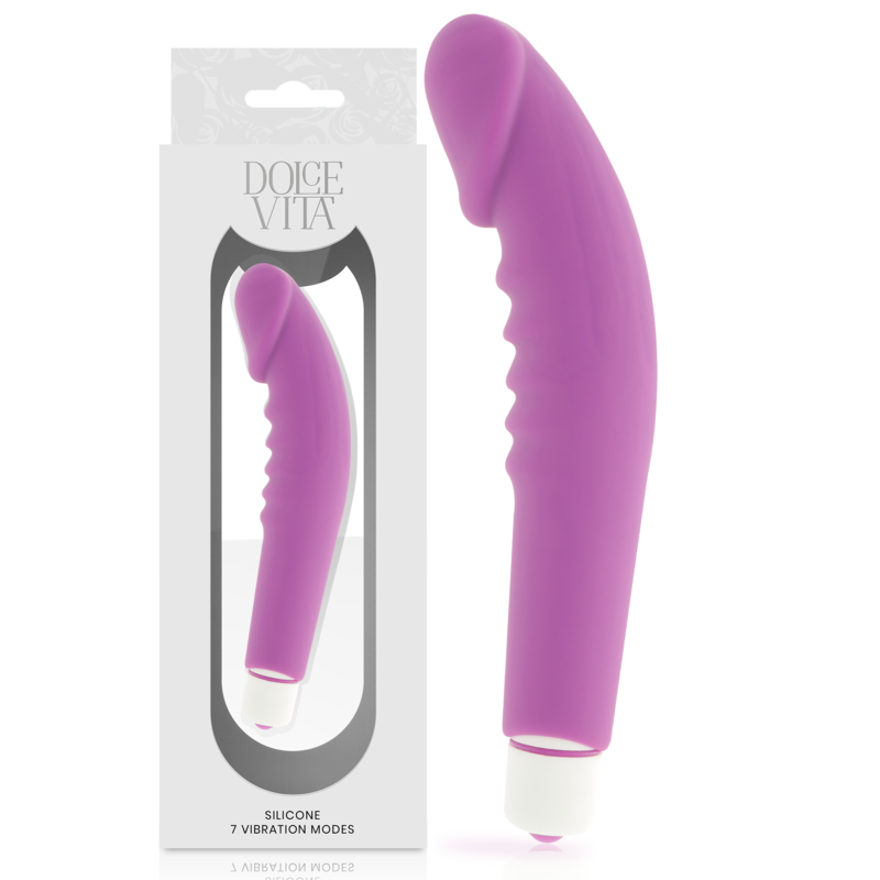 DOLCE VITA - REALISTIC PLEASURE PURPLE SILICONE – Erotik-Zubehör Bild 1