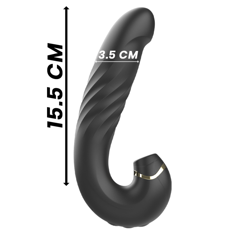IBIZA - CLIP UP & DOWN + VIBRATOR + KLITORIS-SAUGUNG – Klitorisstimulator Bild 6
