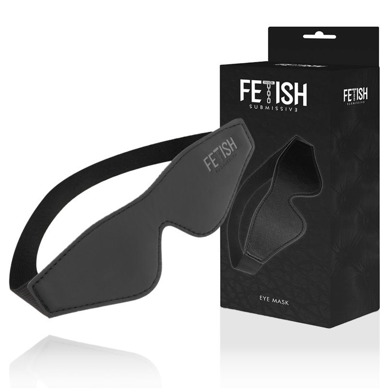 FETISH SUBMISSIVE - VEGANE LEDERMASKE MIT NOPRENE-FUTTER Produktansicht und Details