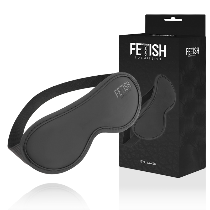 FETISH SUBMISSIVE - VEGANE LEDERMASKE II MIT NOPRENE-FUTTER Produktansicht und Details