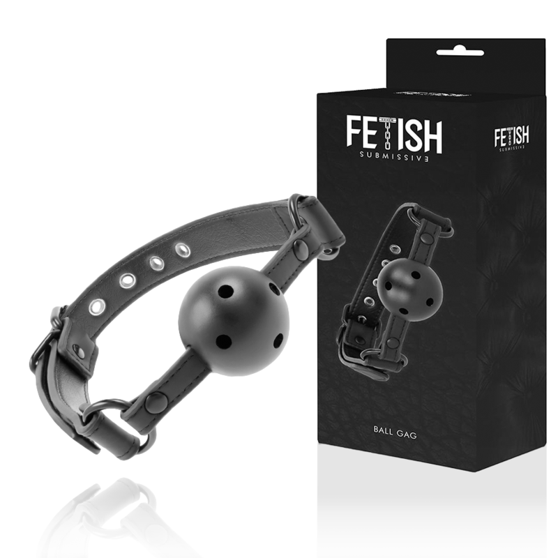FETISH SUBMISSIVE - VEGANER ATMUNGSAKTIVER KNEBEL Produktansicht und Details