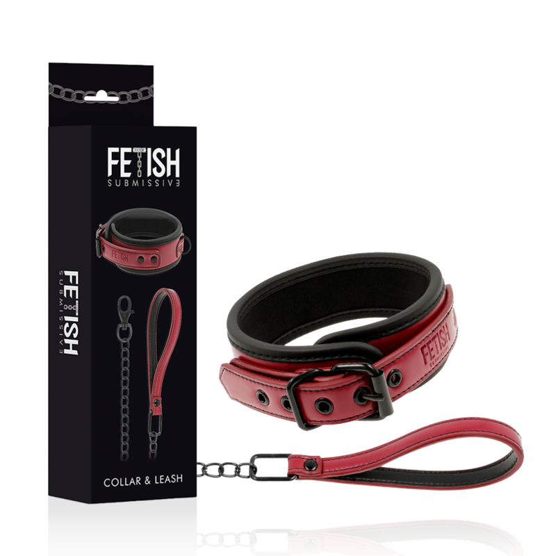 Fetish Submisive Dark Room – Kettenhalskette mit Neoprenfutter | Secret Pulse – BDSM-Zubehör Bild 2