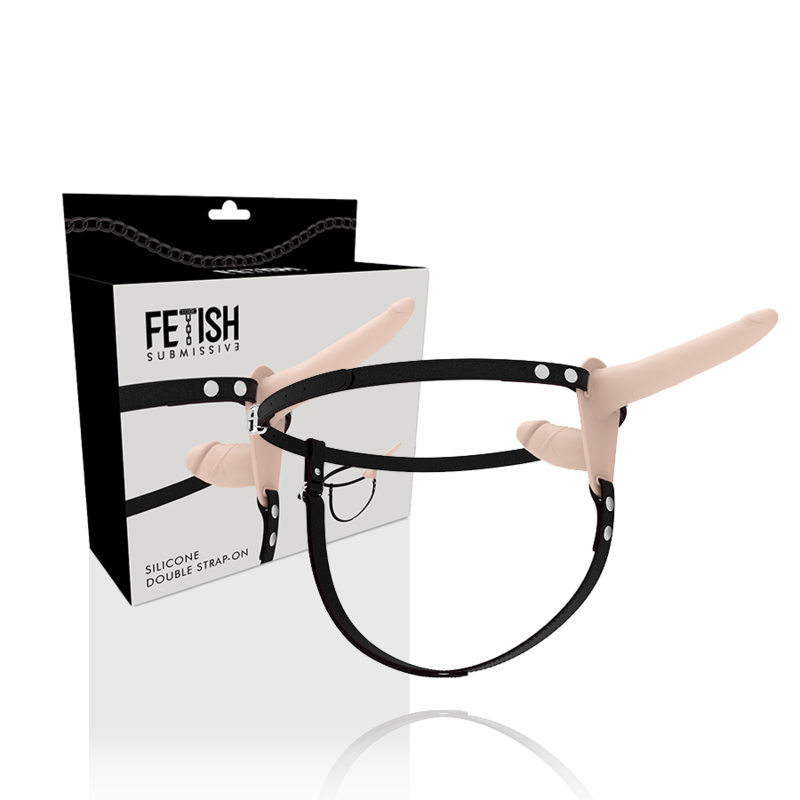 FETISH SUBMISSIVE HARNESS - DOPPELTE PENETRATION, FLEISCH – BDSM-Zubehör Bild 2