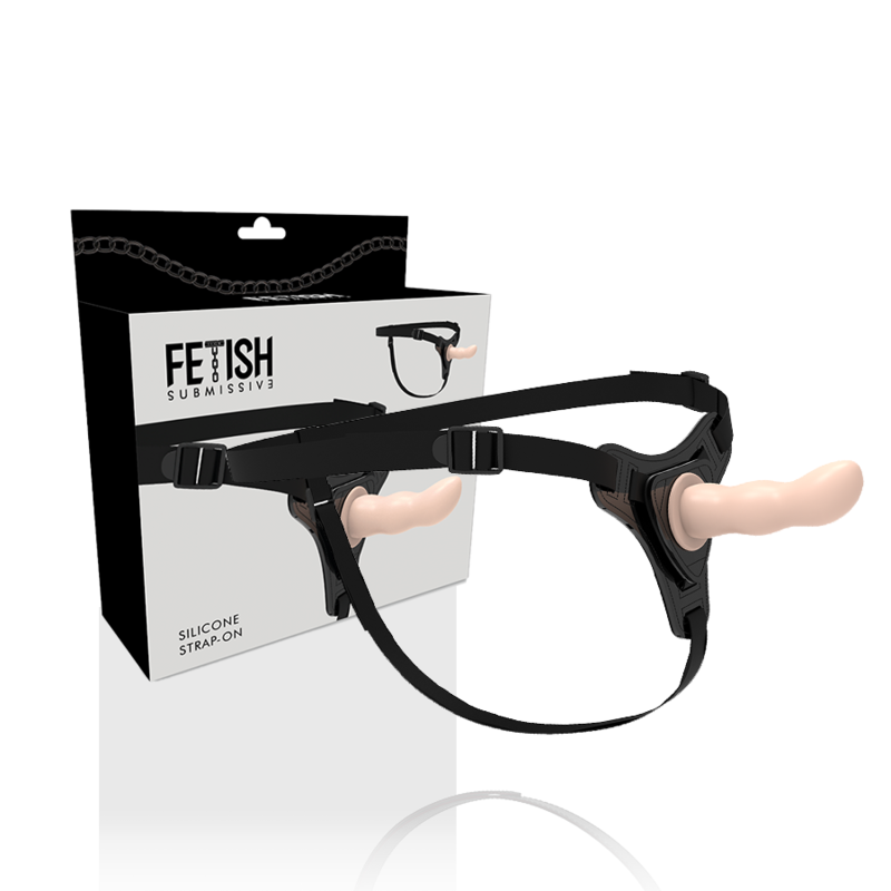 FETISH SUBMISSIVE HARNESS - SILIKON-FLEISCH-G-SPOT 12,5 CM – BDSM-Zubehör Bild 2