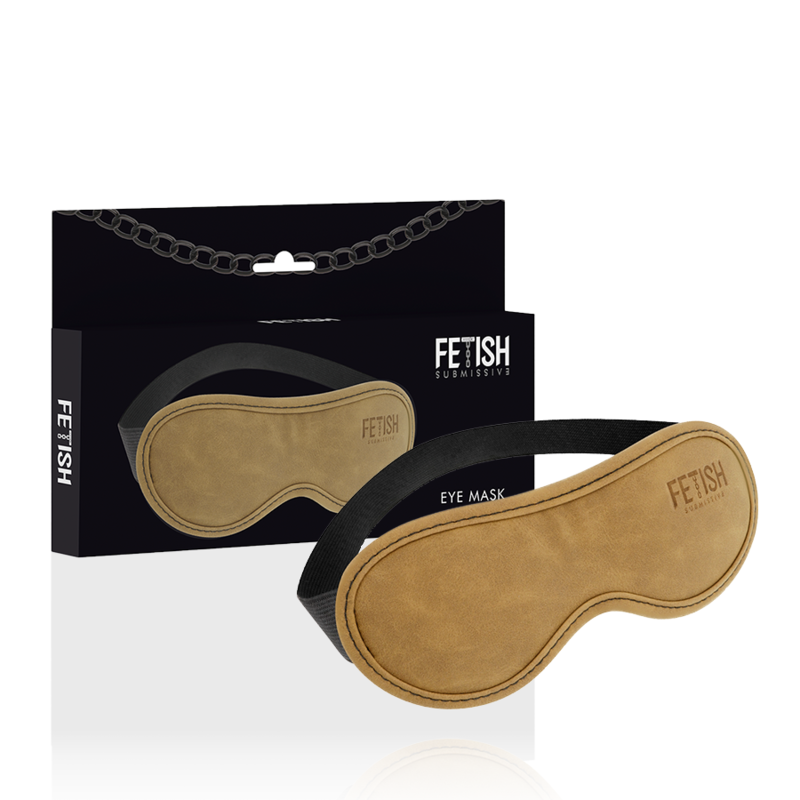 FETISH SUBMISSIVE ORIGIN - VEGANE LEDERMASKE MIT NEOPRENFUTTER Produktansicht und Details