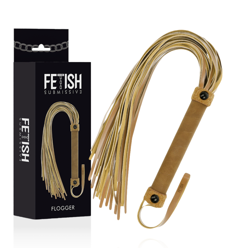 FETISH SUBMISSIVE ORIGEN - VEGANE LEDERPEITSCHE Produktansicht und Details