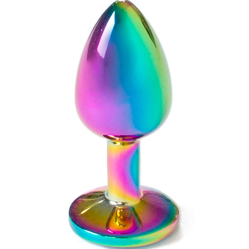 SECRETPLAY - BUTT PLUG AUS METALL REGENBOGEN, KLEINE GRÖSSE 7 CM Analplug diskret online kaufen