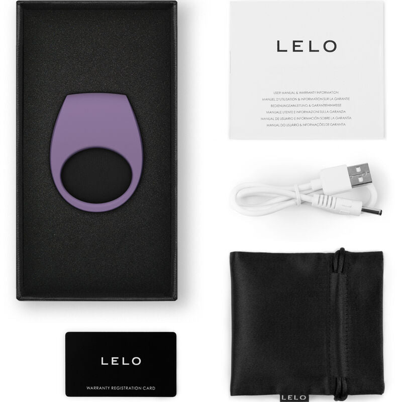 LELO - TOR 3 VIOLETT VIBRATORRING Produktansicht und Details