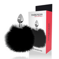 DARKNESS - EXTRA ANAL BUTTPLUG MIT SCHWANZ SCHWARZ 7 CM Analplug diskret online kaufen