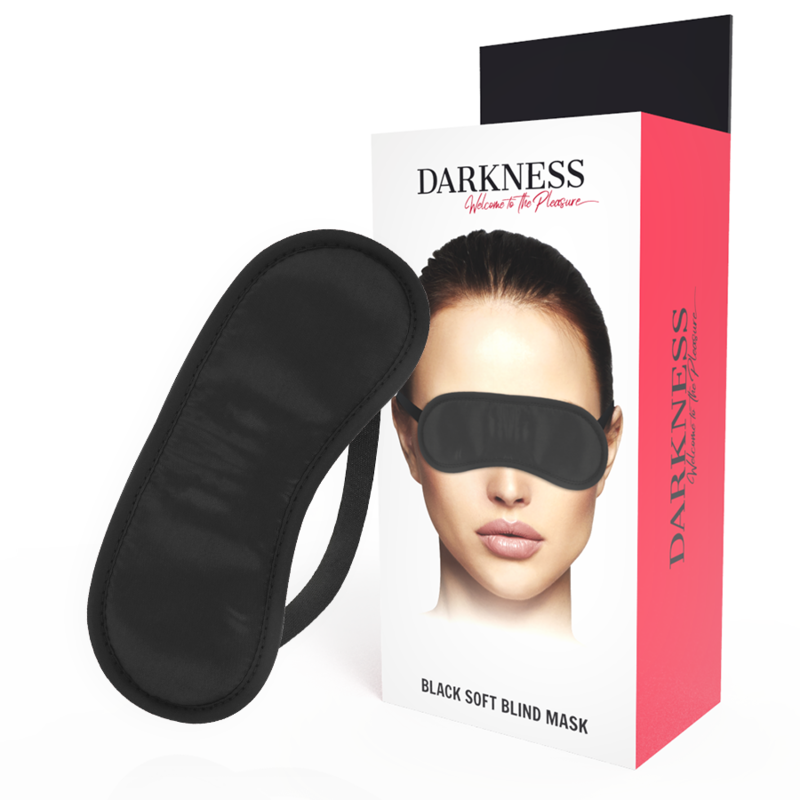 DARKNESS - GERADE SCHWARZE MASKE BDSM-Zubehör diskret online kaufen