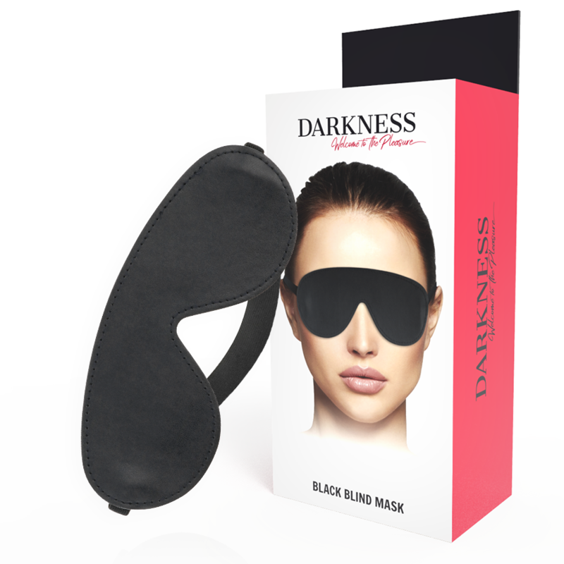 DARKNESS - HOCHWERTIGE SCHWARZE MASKE BDSM-Zubehör diskret online kaufen