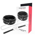 DARKNESS - WEICHE LEDER-HALSKETTE MIT KETTE – Erotik-Schmuck Bild 1