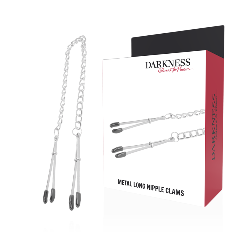 DARKNESS - EINSTELLBARE METALL-NIPPELKlammern – Erotik-Zubehör Bild 1