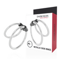 DARKNESS - DOPPELTER PENISRING AUS METALL Penisring diskret online kaufen