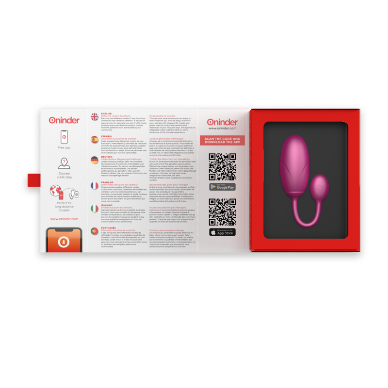 ONINDER™ Tokyo Vibrations-Ei Rosa – App-gesteuert, Wasserdicht & Leise – Erotik-Zubehör Bild 11